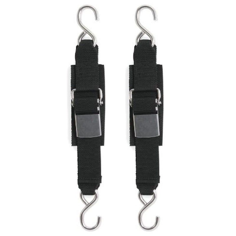 BoatBuckle Stainless Steel Kwik-Lok Transom Tie-Down, 2-Inch x 2-Feet - Image 1